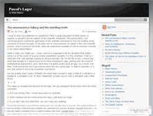 Tablet Screenshot of pascalslager.wordpress.com