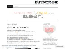 Tablet Screenshot of eatingzombie.wordpress.com