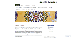 Desktop Screenshot of angelatopping.wordpress.com