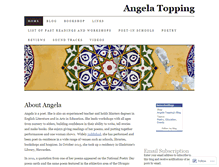 Tablet Screenshot of angelatopping.wordpress.com