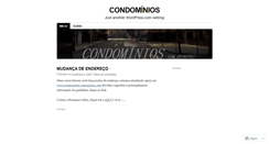 Desktop Screenshot of condominios.wordpress.com