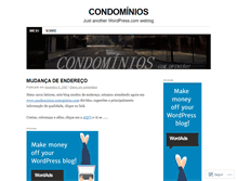 Tablet Screenshot of condominios.wordpress.com