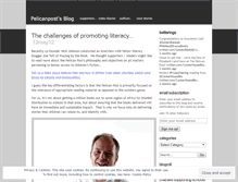 Tablet Screenshot of pelicanpost.wordpress.com