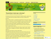 Tablet Screenshot of copagrilfutsal.wordpress.com