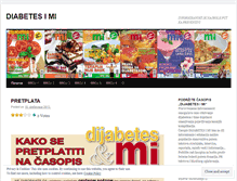 Tablet Screenshot of dijabetesimi.wordpress.com