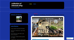 Desktop Screenshot of collectionofinterests.wordpress.com