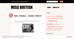 Desktop Screenshot of missbritish.wordpress.com