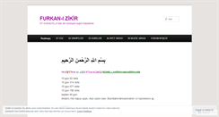 Desktop Screenshot of furkanizikir.wordpress.com