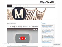 Tablet Screenshot of misstrafficla.wordpress.com