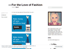 Tablet Screenshot of fortheloveeoffashion.wordpress.com