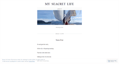 Desktop Screenshot of myseacretlife.wordpress.com