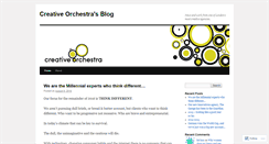 Desktop Screenshot of creativeorchestra.wordpress.com