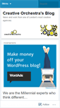 Mobile Screenshot of creativeorchestra.wordpress.com