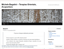 Tablet Screenshot of michelebagatini.wordpress.com