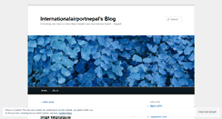 Desktop Screenshot of internationalairportnepal.wordpress.com