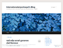 Tablet Screenshot of internationalairportnepal.wordpress.com