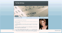 Desktop Screenshot of next180days.wordpress.com