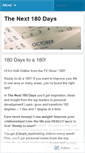 Mobile Screenshot of next180days.wordpress.com