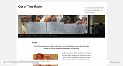 Desktop Screenshot of outoftimeradio.wordpress.com