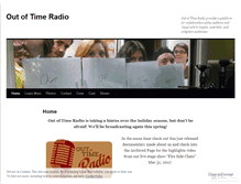 Tablet Screenshot of outoftimeradio.wordpress.com