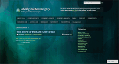 Desktop Screenshot of aboriginalsovereignty.wordpress.com