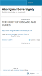 Mobile Screenshot of aboriginalsovereignty.wordpress.com