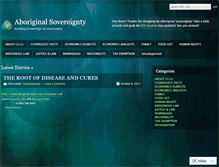 Tablet Screenshot of aboriginalsovereignty.wordpress.com