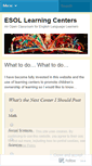 Mobile Screenshot of esollearningcenters.wordpress.com