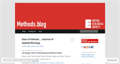 Desktop Screenshot of methodsblog.wordpress.com