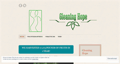 Desktop Screenshot of gleaninghope.wordpress.com