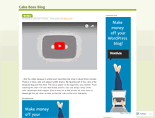 Tablet Screenshot of cakebossfan.wordpress.com