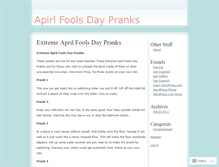 Tablet Screenshot of apirlfoolsdaypranks.wordpress.com