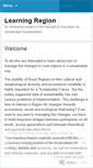 Mobile Screenshot of learningregion.wordpress.com