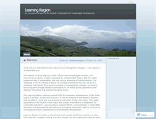 Tablet Screenshot of learningregion.wordpress.com