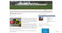 Desktop Screenshot of confessionsofagolfoholic.wordpress.com