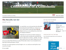 Tablet Screenshot of confessionsofagolfoholic.wordpress.com