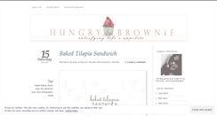 Desktop Screenshot of hungrybrownie.wordpress.com