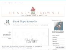 Tablet Screenshot of hungrybrownie.wordpress.com