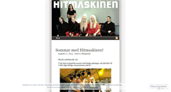 Desktop Screenshot of hitmaskinen.wordpress.com
