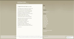 Desktop Screenshot of morningpoem.wordpress.com