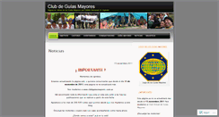 Desktop Screenshot of clubguiasmayores.wordpress.com