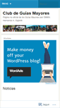 Mobile Screenshot of clubguiasmayores.wordpress.com