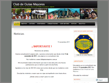 Tablet Screenshot of clubguiasmayores.wordpress.com