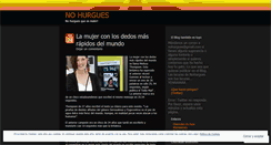Desktop Screenshot of nohurgues.wordpress.com