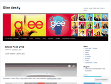 Tablet Screenshot of gleecz.wordpress.com