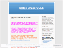 Tablet Screenshot of boltonsmokersclub.wordpress.com
