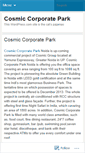 Mobile Screenshot of cosmiccorporateparknoida.wordpress.com