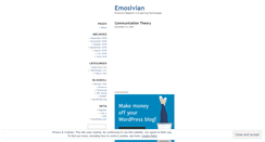 Desktop Screenshot of emosivian.wordpress.com