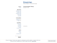 Tablet Screenshot of emosivian.wordpress.com