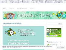 Tablet Screenshot of festivaldelatierra.wordpress.com